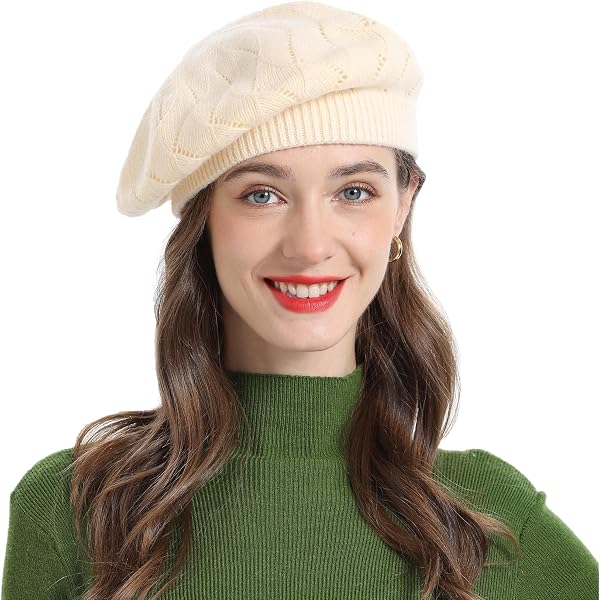 ZLYC Mommy and Me Matching Beret Hats Wool French Beret Cap  display picture 1
