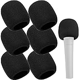 CDBOVID 6 Pack Microphone Cover Foam,Mic Cover Handheld Microphone Windscreen