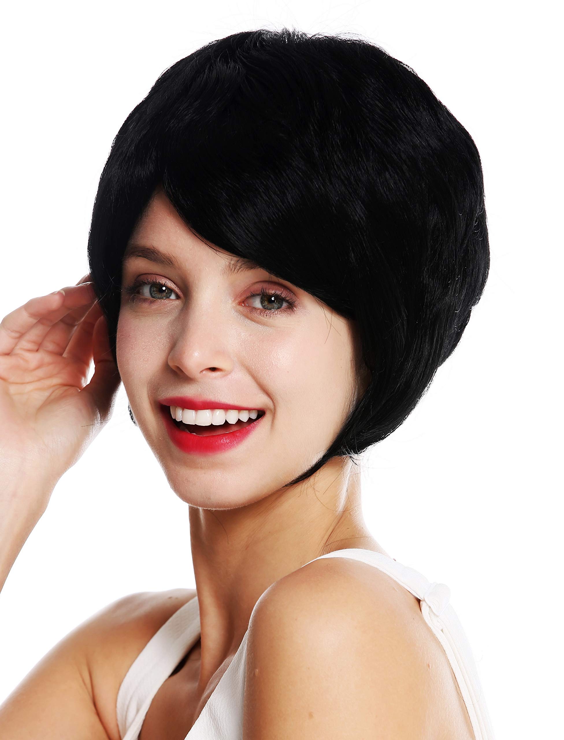 WIG ME UP - VK-50-1 quality women's wig short bushy boyish black