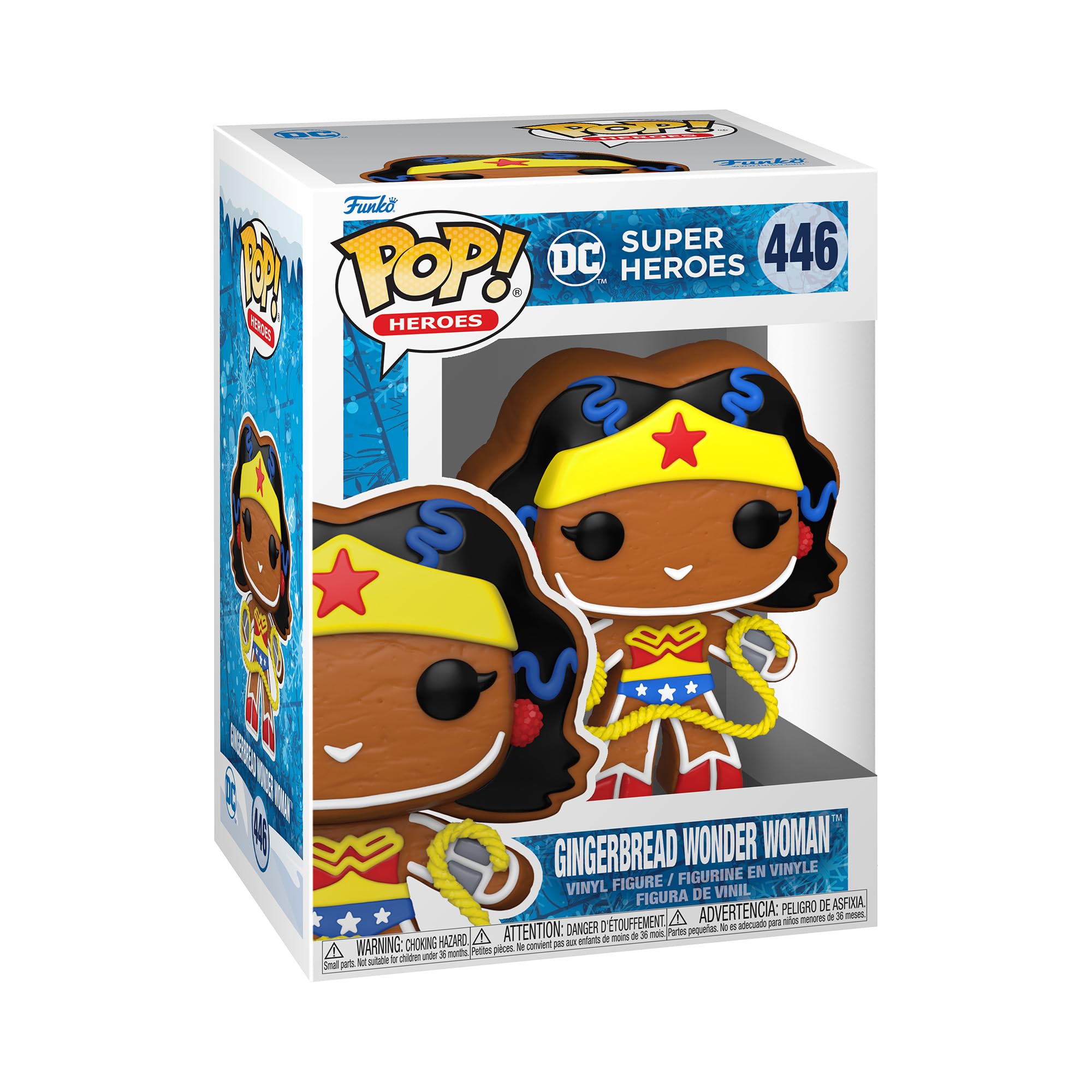 Funko POP! Heroes: DC Holiday - Wonder Woman - WW - Gingerbread - DC Comics - Collectable Vinyl Figure - Gift Idea - Official Merchandise - Toys for Kids & Adults - Comic Books Fans