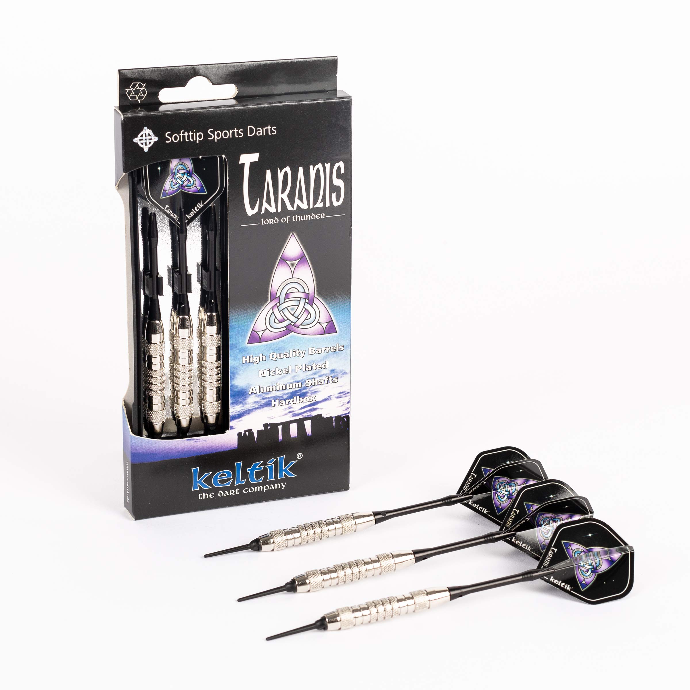 Celtic Billiard, Bowling, Dart & More Soft Dart Taranis 14g, 16g, 18g Soft Darts, Soft darts, 661710, Silver, 18 g