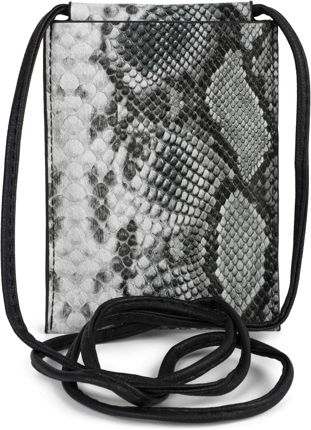 snakeskin mini bag
