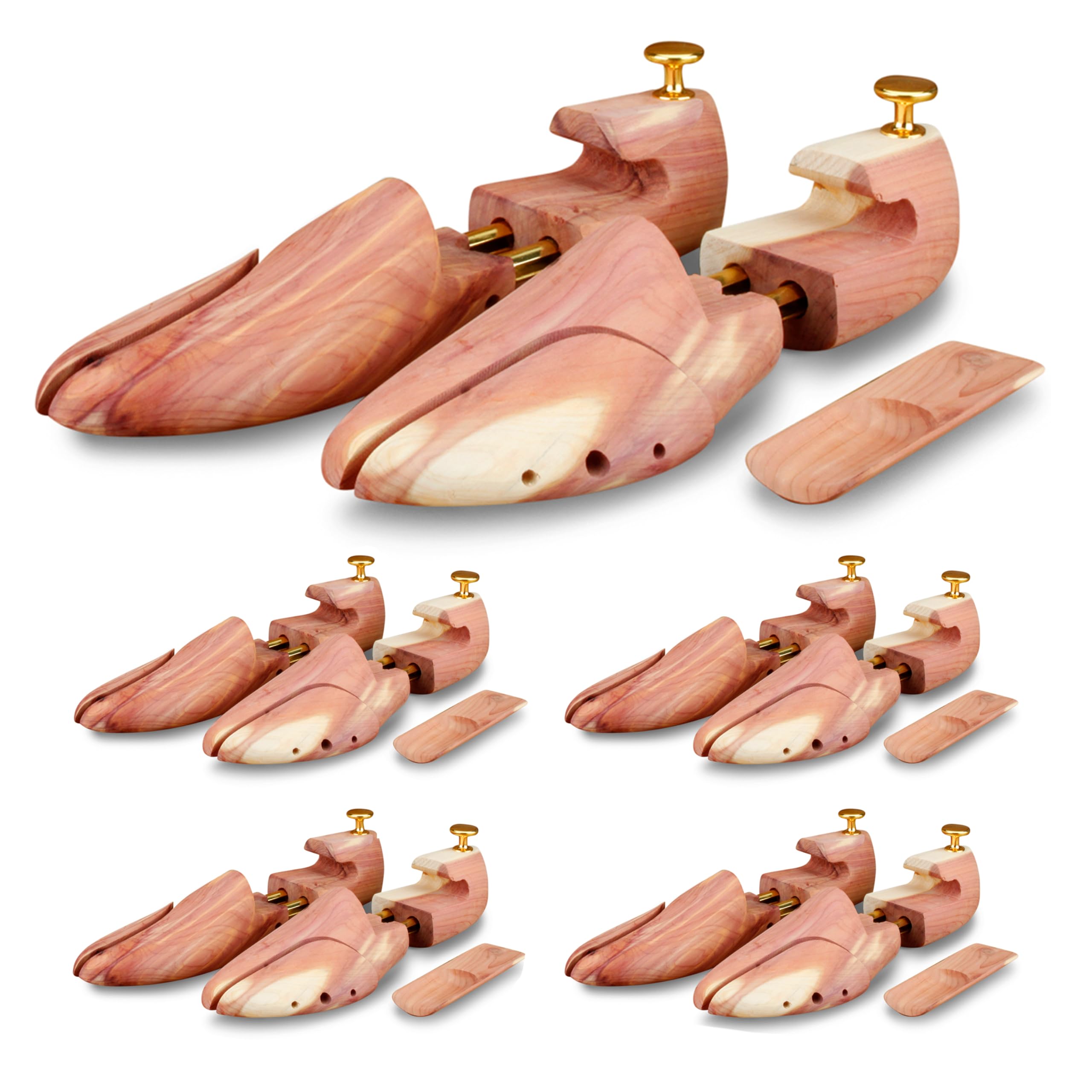 Langer & Messmer Red Cedar Shoe Trees, Size UK 1.5/2.5, The Original