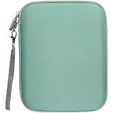 Card Case Compatible for Yoto Card Case Holder 80 Pockets Card Folder Card Binder with Zipper fit 2.3 * 3.4 inch Mini Audiobook Cards (Green)