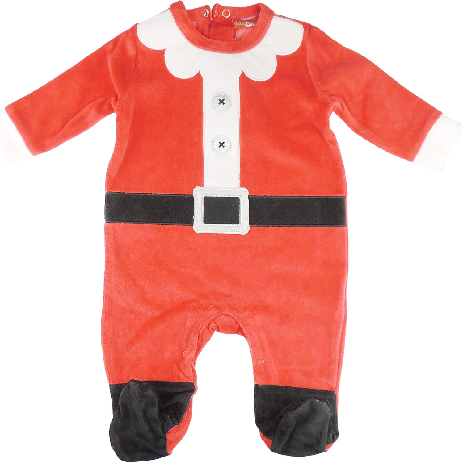 baby santa sleepsuit