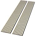 ROOMTEC Acoustic Wood Wall Panels, 94.49” x 12.6” Soundproof Wall Panels, Wood Slat Wall Panels for Wall Decor (Oak)