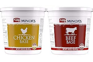 BAY AREA MARKETPLACE Minor's Chicken Base & Beef Base, 16 Oz Tubs