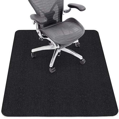 Sycoodeal Crystal Clear Office Chair Mat 1/5 Inch Extra Thick
