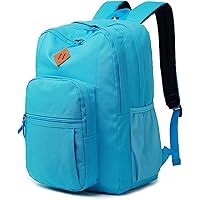 abshoo Classical Basic Womens Travel Backpack For College Men Water Resistant Bookbag (PowDerBlue)