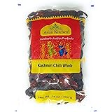 Asian Kitchen Kashmiri Chilli Whole, Low Heat Indian Chilli 14oz (400g) ~ All Natural | Vegan | Gluten Friendly | NON-GMO | I