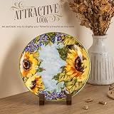 ANBOXIT Plate Display Stand 6 Inch Wood Stand for Plates Frames Photos view 2