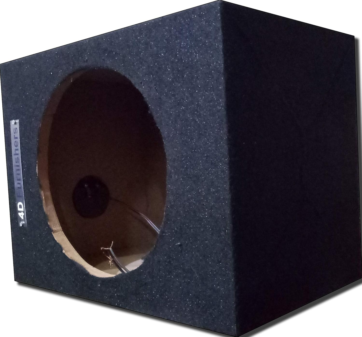 empty bass tube enclosure