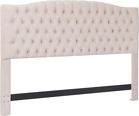 Amazon Com Elle Decor Celeste Headboard Tufted Queen Blush Pink