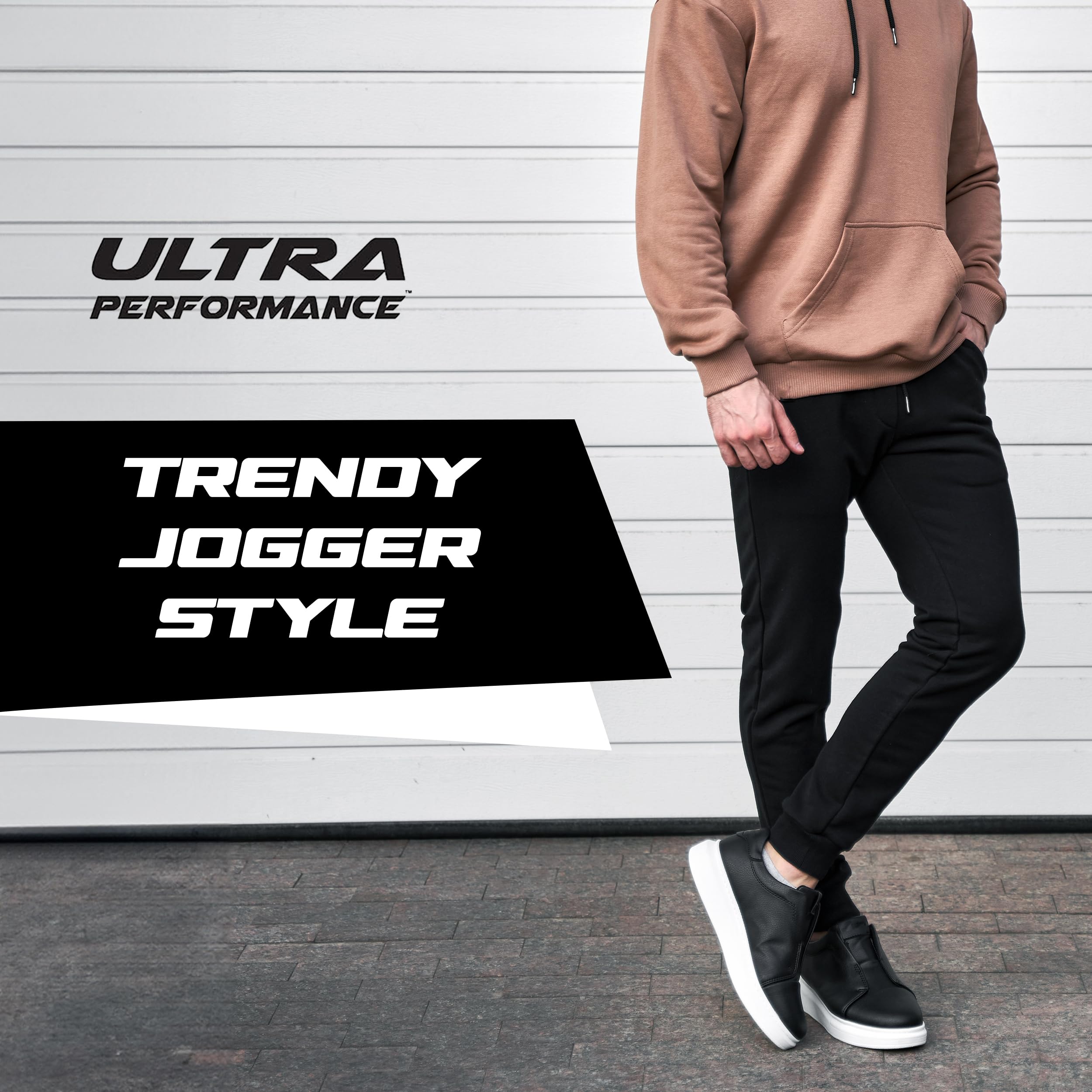 Ultra Performance 3 Pack Boys Sweatpants Kids Clothes Active Soft Fleece Joggers for Boys Size 4-20