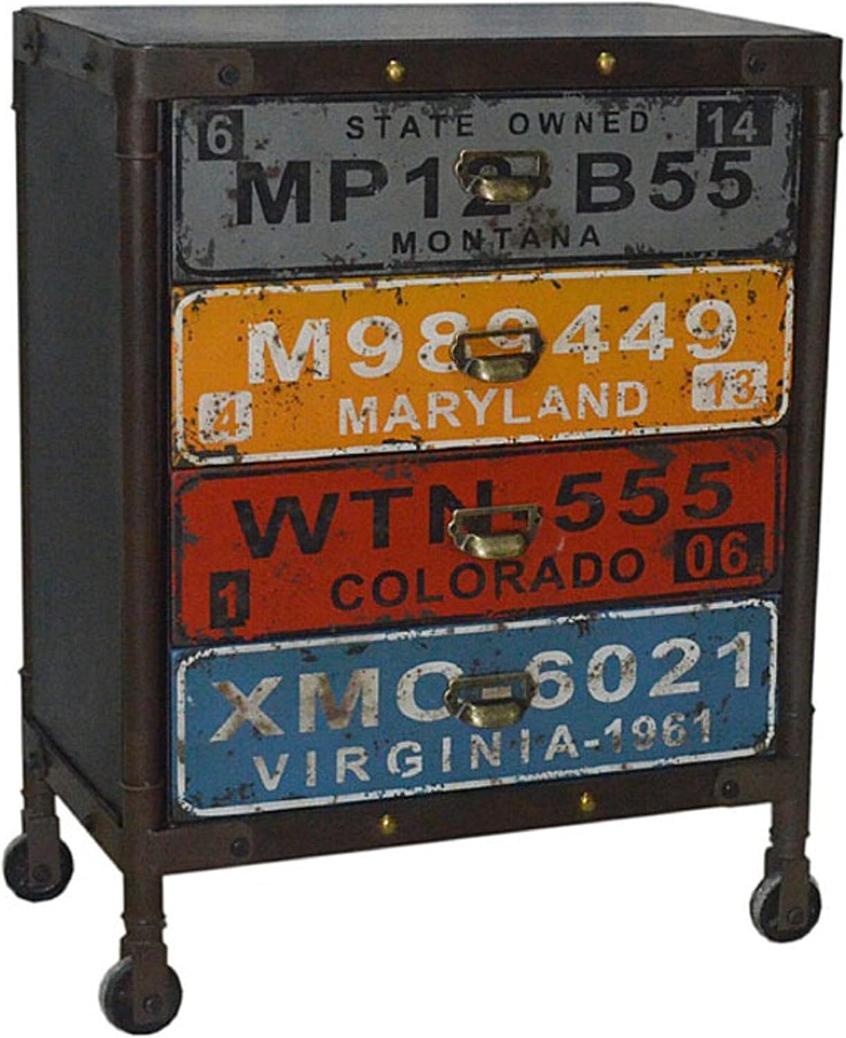 Antyki24 Industrial en el Pecho para Muebles de cajones Urban Loft