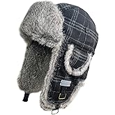 Winter Trapper Hat Russian Ushanka Aviator Warm Cold Proof Ski Hunting Cycling Winter Hats