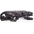Christopher Knight Home Emersyn Outdoor Leopard Shaped Concrete Bench, Antique Copper Finish