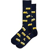 Hot Sox Men's Fun Food and Drink Crew Socks (1-Pack)