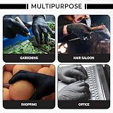 ViraCare 1000x Black Nitrile Gloves Medium Powder Free Latex Free view 4