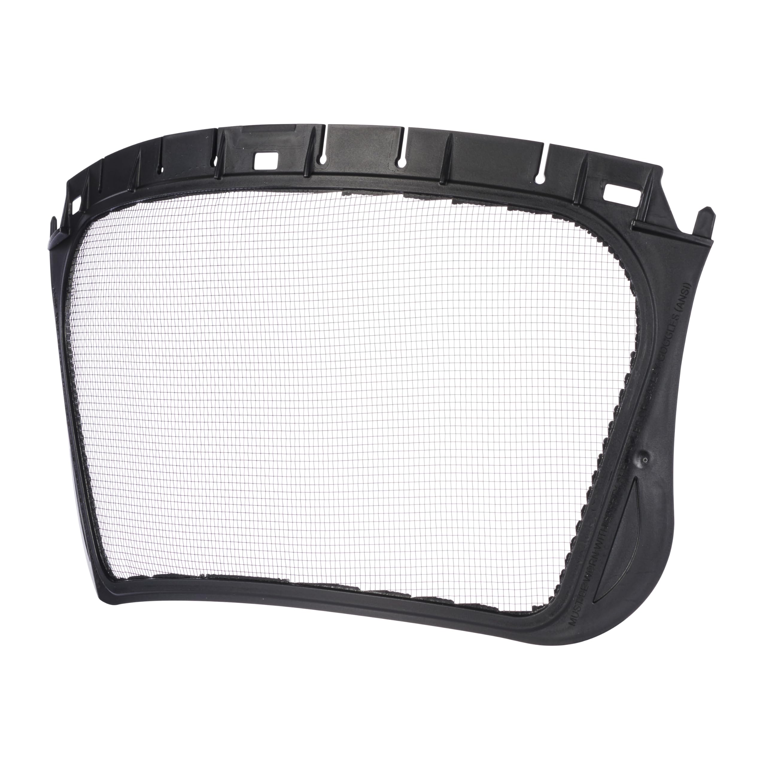 3M Mesh Visor, Stainless Steel, Black, 5C, 7000103792
