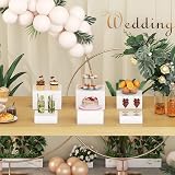 Lifewit 3 PCS Buffet Risers and Stands 6-7.8 inch White view 3