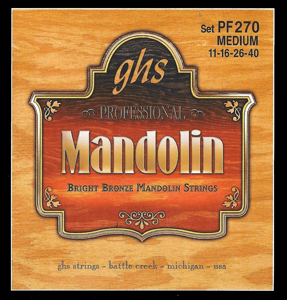 GHS BRIGHT BRONZE MANDOLIN - String Set - PF270 - Medium - 11/040