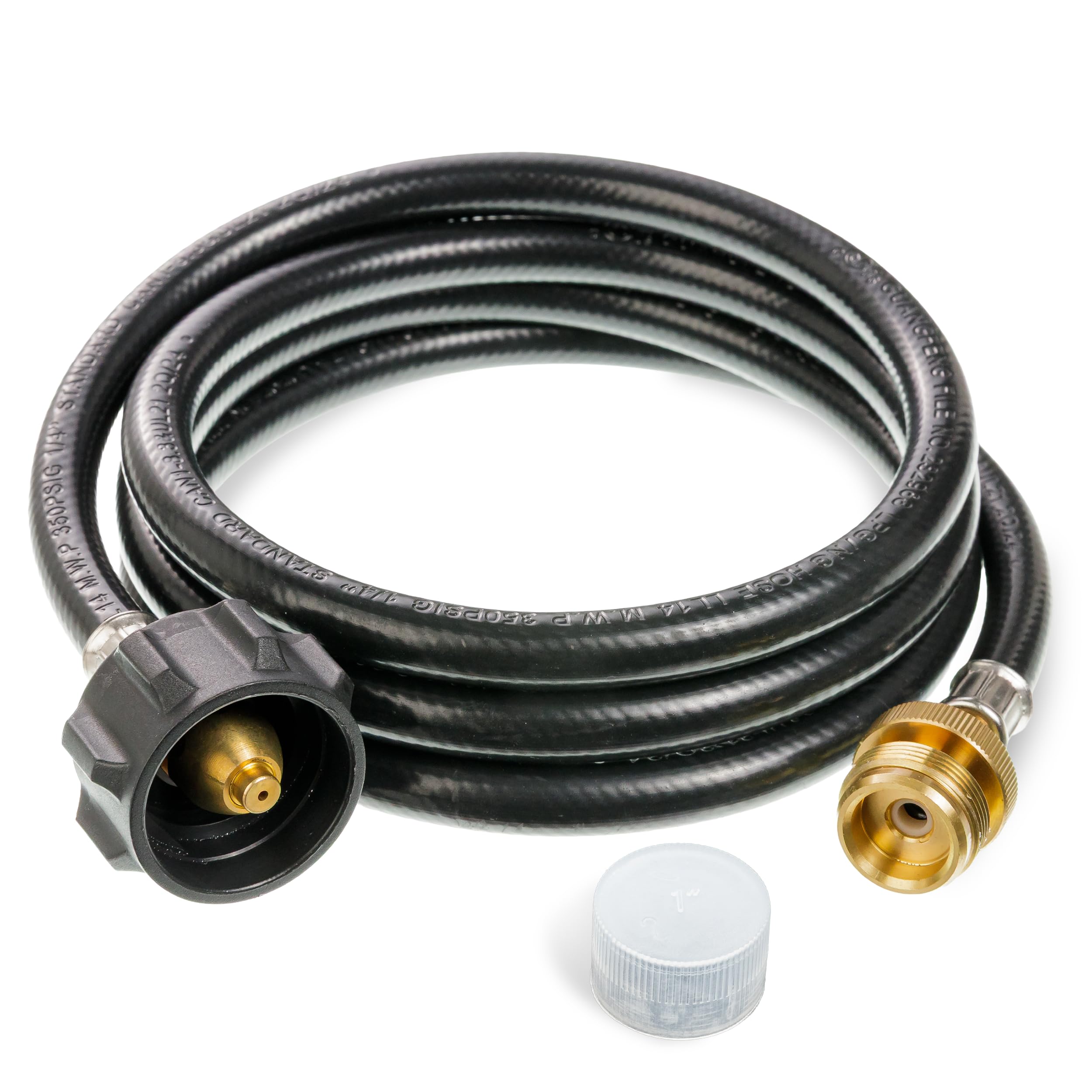 Photo 1 of [2025 Upgraded] BlueStars 6FT Propane Hose Adapter 1lb to 20lb with QCC1/Type1 for 5-40lb Propane Tanks - for Weber Q Grill, Coleman Camp Stove, Buddy Heater, Blackstone Griddle with CGA600 Connection