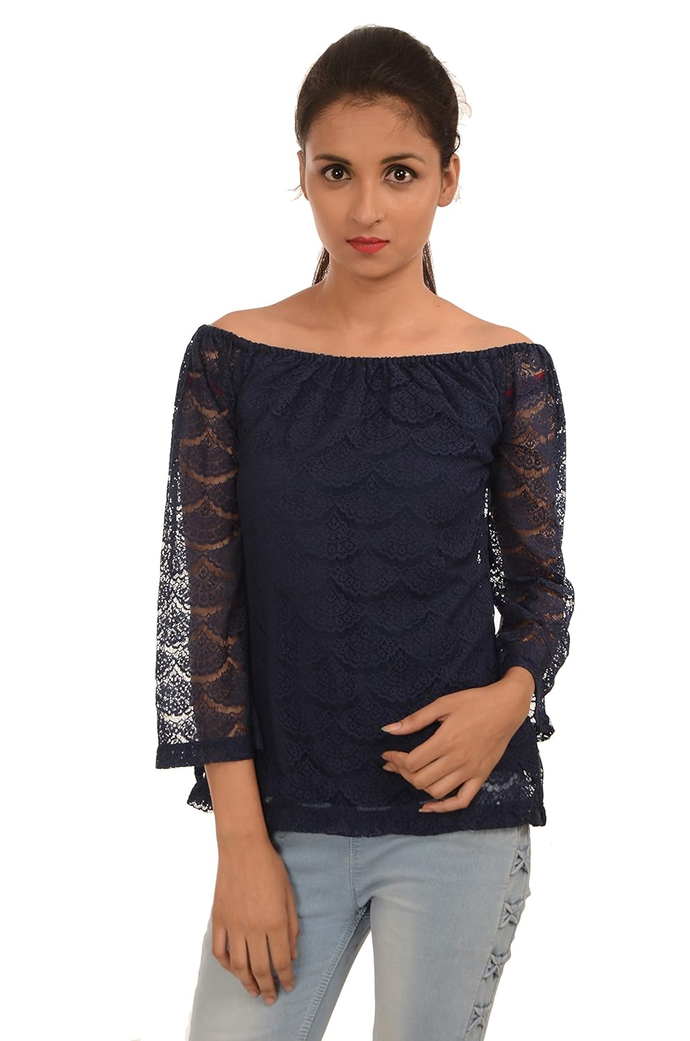 formal off shoulder top