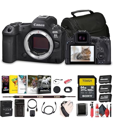 Amazon.com : Canon EOS R5 Mark II Mirrorless Camera, 45MP, Full