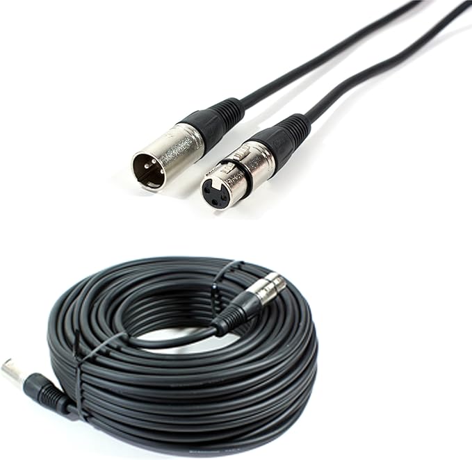 Loops QTY 550m XLR Male to Female Microphone Audio Amazon.co.uk