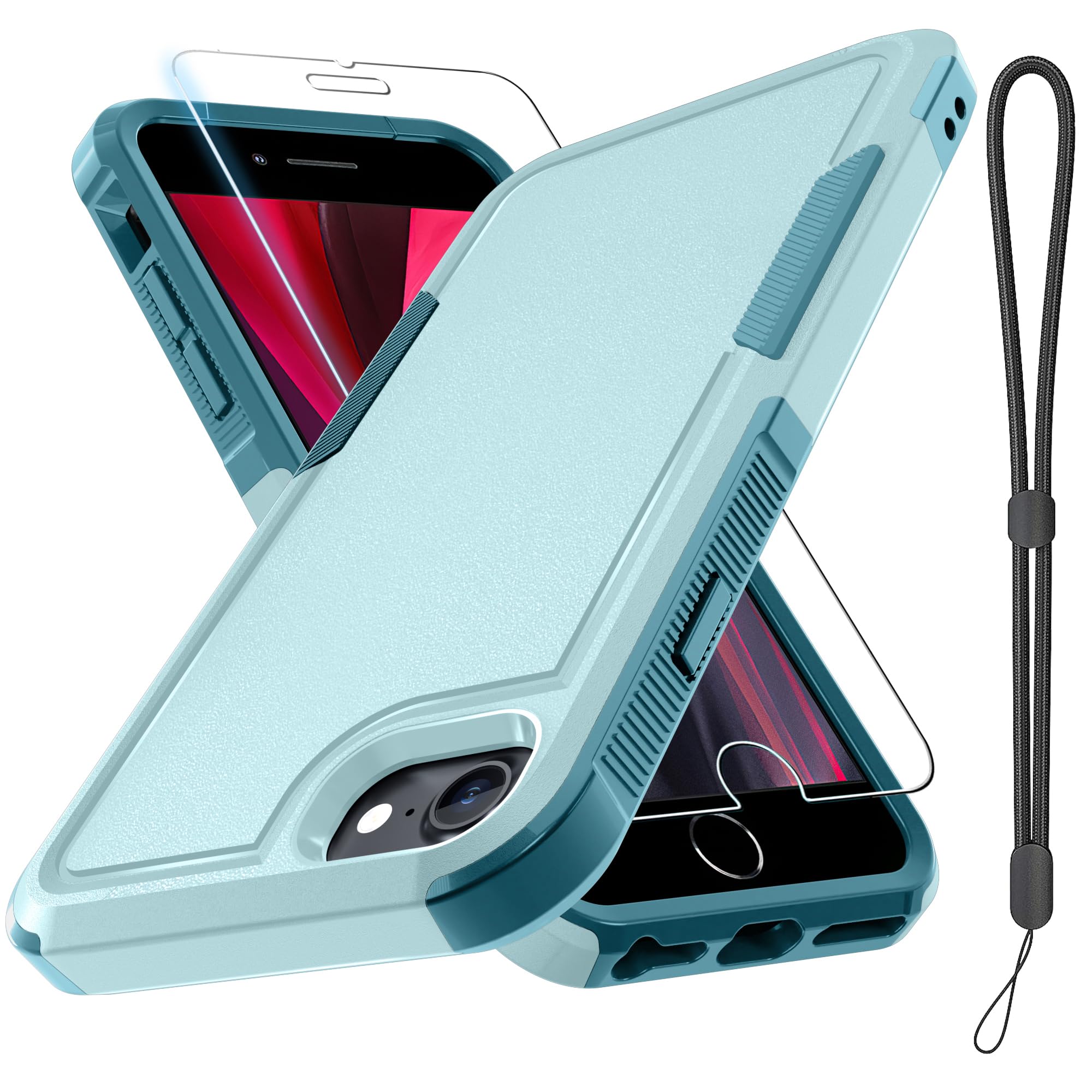 RMOCR Case for iPhone 8/7/SE 2022 2020, with Screen