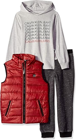 calvin klein red vest