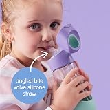 b.box Tritan Drink & Water Bottle 450ml Indigo Rose Easy Grip Leakproof view 3