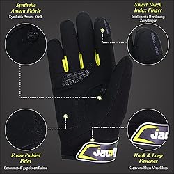 JAUNTY Professional Motorcycle Gloves Knuckle