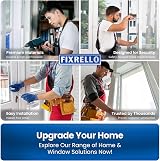 FixRello PVC Window Handle for uPVC Double Glazing - Chrome - Easy Install DIY view 6