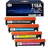 4 Pack Replacement for HP 116A Toner Cartridges for