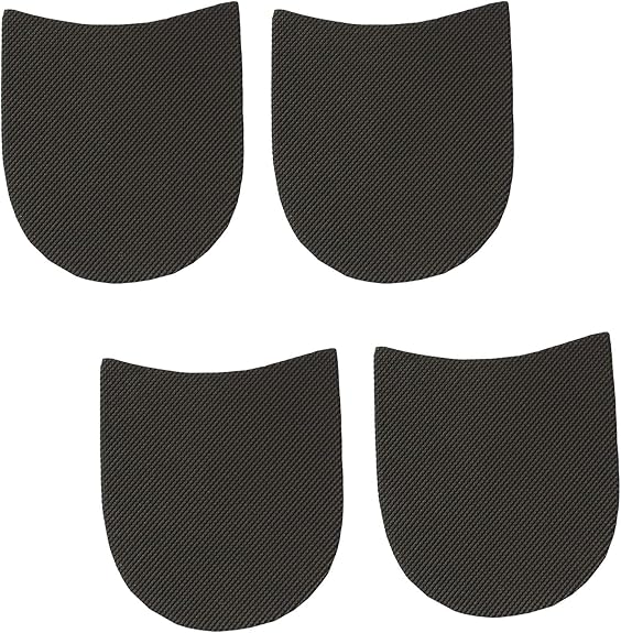 2 Pairs Replacement Repair Shoe Men's Rubber Heels 3.5 mm Thickness