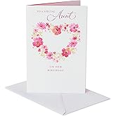 American Greetings Birthday Card for Aunt (Floral)