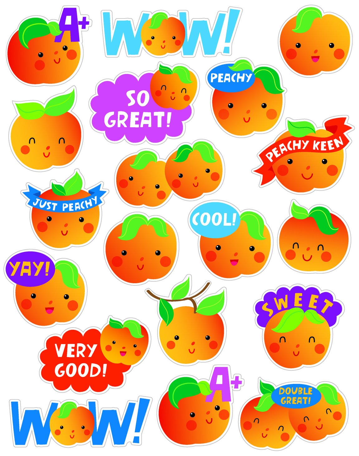 EurekaPeach Stickers - Scented