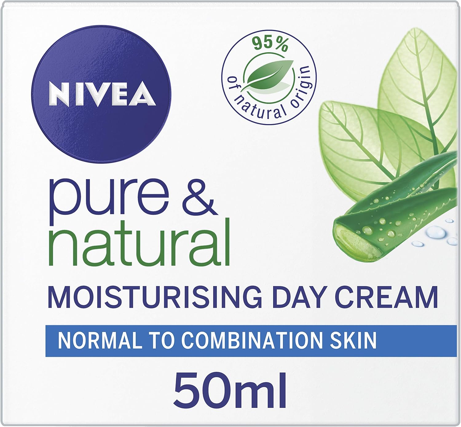 nivea pure and natural face cream