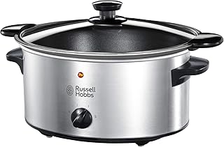 Russell Hobbs Slow Cooker, Schongarer, 3 Temperatureinstellungen, 3.5l, 160 Watt, Cook@Home Slowcooker 22740-56