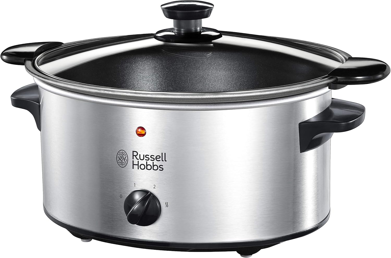 Russell Hobbs Slow Cooker, Schongarer, 3 Temperatureinstellungen, 3.5l, 160 Watt, Cook@Home Slowcooker 22740-56