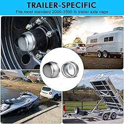 Hitchvoyager 2PCS 1.98'' Trailer Axle Metal