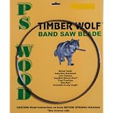 Timber Wolf 133" x 3/8" x 3 TPI Band Saw Blade Made by PS Wood Fits Jet 18" JWBS-18 (Pre 2004), Craftsman 18" 21538, Dayton 18" 2AC29, Rikon 16" 10-336 &amp; More