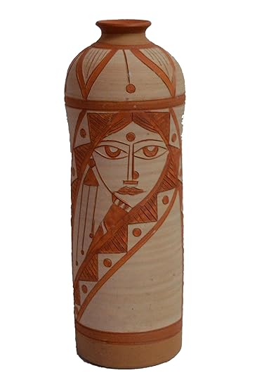 Buy Indus Art Circle Terracotta Vase Table Top Decorative Vases