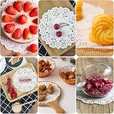 Jeffdad 150 Pcs Assorted Doilies 4.5/6.5/8.5 White Lace Paper Pads view 7