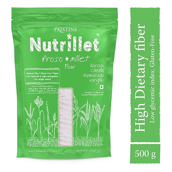 Pristine Organics Nutrillet Proso Millet Flour 500 Gm Amazon In