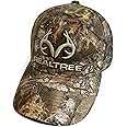 Realtree RT Edge 3D Tan Antler Logo Mid Crown Structured Hunting Camo Mesh Back Snapback Precurved Trucker Cap Hat