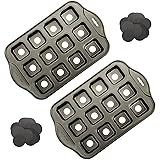Tosnail 2 Pack 12 Cavity Mini Cheesecake Pan with