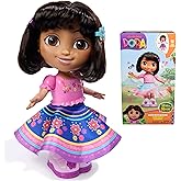 Dora, Dance with Me Dora, Interactive Dancing Doll with 2 Skirts, Bilingual Phrases & Music, Kids Toys for Girls & Boys Ages 3 and Up